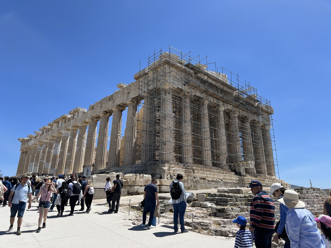 The Parthenon on the Athenian Acropolis, Greece