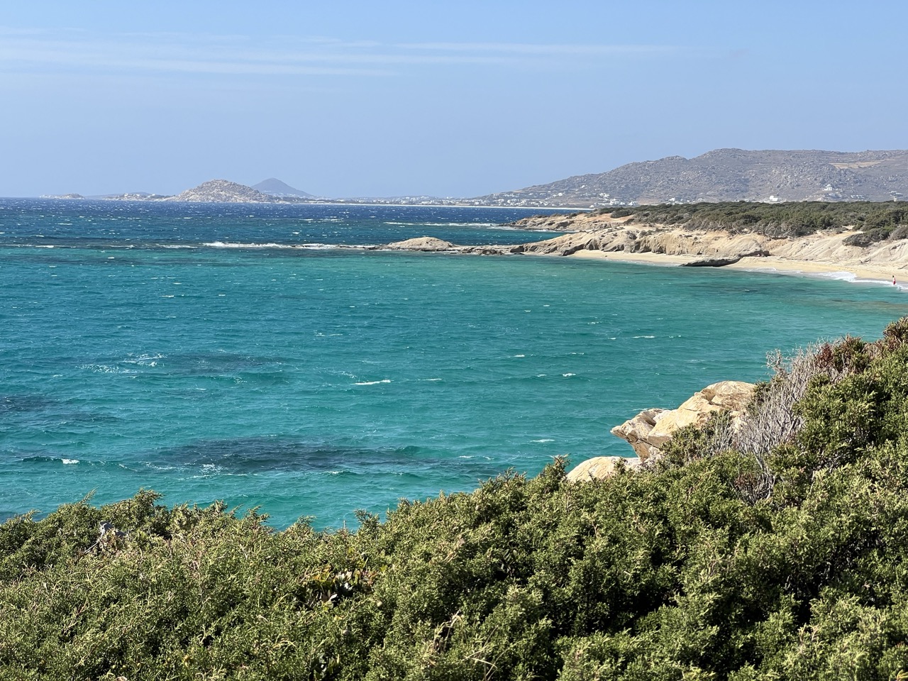 Sea view from Naxos, Greece